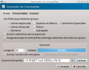 Generador de contraseñas