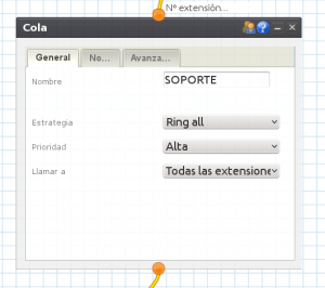 La funcionalidad de colas permite varias estrategias de gestión de llamadas