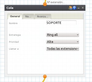 La funcionalidad de colas permite varias estrategias de gestión de llamadas