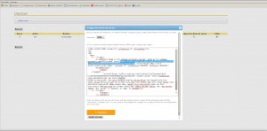 En azul la URL correspondiente al Click2Call seleccionado