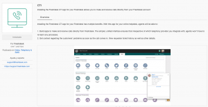 Aplicación CTI de Freshdesk
