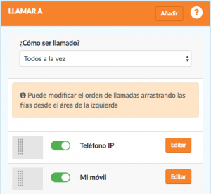 Configuración de reachme. Monema.es