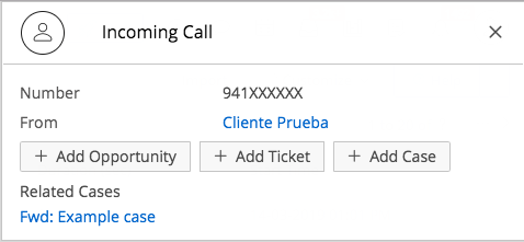 Vtiger call popup