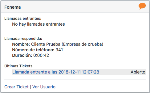 Zendesk call popup